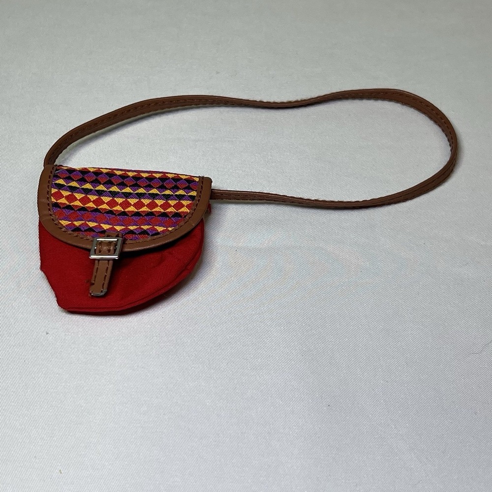 American Girl Saige Copeland Saige's Meet Accessories Red Southwestern Geo Purse